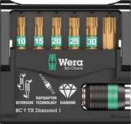 Sada bitov Bit-Check 7 TX Diamond 1 od Wera
