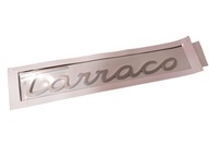 Nápis TARRACO, chrómový znak, nálepka na chlopni Nápis TARRACO, chrómový znak, nálepka na chlopni