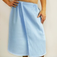 Pánsky saunový kilt, vaflový, 100% bavlna, modrý Pánsky saunový kilt, vaflový, 100% bavlna, modrý