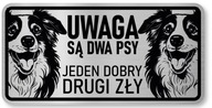Pozor pes Border Collie sign Pozor pes Border Collie sign