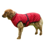 Prešívaná bunda BRUNO Red 8XL pre veľkého psa