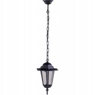 Čierna elegantná univerzálna záhradná závesná lampa Čierna elegantná univerzálna záhradná závesná lampa