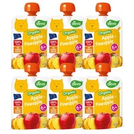 DEVA Bio Fruit mousse jablko ananás 6x90g DEVA Bio Fruit mousse jablko ananás 6x90g