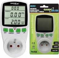 wattmeter, merač aktuálnej spotreby, merač spotreby energie