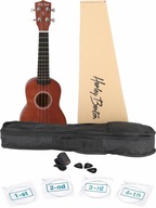 Súprava sopránových ukulele Harley Benton UK-11DW hnedá