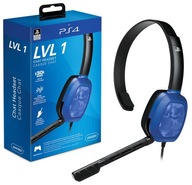 PS4 Chat HEADSET LvL.1 slúchadlá Modré / PDP