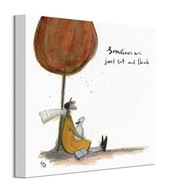 Sam Toft Ernest a Doris Obraz pod stromom 30x30 cm