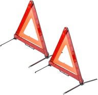 Reflexný výstražný trojuholník do auta v puzdre