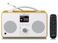 LENCO PIR-645WH DAB+ FM internetové rádio Biele