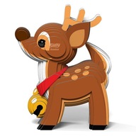 Eugy Reindeer Eco 3D Puzzle Senzorická hračka Eugy Reindeer Eco 3D Puzzle Senzorická hračka