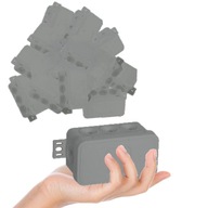 VIPLAST Prisadená vzduchotesná kliková skrinka IP54 80x45x41 mm šedá 10 ks VIPLAST Prisadená vzduchotesná kliková skrinka IP54 80x45x41 mm šedá 10 ks