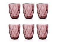 Sada 6ks pohárov na pitnú vodu Elise Pink pink Sada 6ks pohárov na pitnú vodu Elise Pink pink