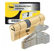 VLOŽKA DVERÍ YALE 30/30 MOSADZNÝ CERTIFIKÁT TRIEDA 6D VLOŽKA DVERÍ YALE 30/30 MOSADZNÝ CERTIFIKÁT TRIEDA 6D