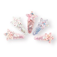 sponky do vlasov PIKI FLOWERS STARS GLITTROVÉ FLISTROV 10 KS sponky do vlasov PIKI FLOWERS STARS GLITTROVÉ FLISTROV 10 KS