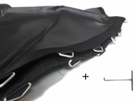 Podložka na trampolínu, priemer 427 cm, 14 stôp, 80 ks. 145 mm Podložka na trampolínu, priemer 427 cm, 14 stôp, 80 ks. 145 mm