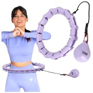 Hula Hoop s cvokmi a nastaviteľnou hmotnosťou Hula Hoop s cvokmi a nastaviteľnou hmotnosťou