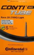 CONTINENTAL Race Light tubus 700x20-25C 60mm CONTINENTAL Race Light tubus 700x20-25C 60mm