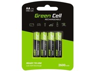 Green Cell 4x AA batéria HR6 2600mAh GR01 Green Cell 4x AA batéria HR6 2600mAh GR01