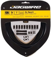 Sada prehadzovačky Jagwire Sport 2x Shift čierna Sada prehadzovačky Jagwire Sport 2x Shift čierna