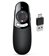 MULTIFUNKČNÉ LASEROVÉ Ukazovadlo PRE PREZENTÁCIU DIAĽKOVÉ OVLÁDANIE PRE LAPTOP USB-C MULTIFUNKČNÉ LASEROVÉ Ukazovadlo PRE PREZENTÁCIU DIAĽKOVÉ OVLÁDANIE PRE LAPTOP USB-C