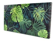 RÁMOVÝ OBRAZ PRÍRODA MONSTERA LIST 60x30cm PLÁTNO RÁMOVÝ OBRAZ PRÍRODA MONSTERA LIST 60x30cm PLÁTNO