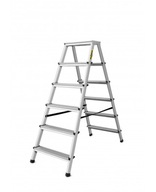 Obojstranný 6-stupňový domáci rebrík, 125KG, TABULKA