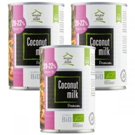 Kokosové mlieko 20-22% 3 x 400 ml Bio House of Asia