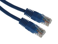 PATCHCORD UTP5 KÁBEL 1,0M MODRÝ PATCHCORD UTP5 KÁBEL 1,0M MODRÝ