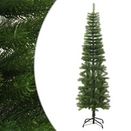 Umelý tenký vianočný stromček so stojanom, 180 cm, PE
