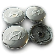 4 kryty kolies HYUNDAI 60 mm SILVER 4 kryty kolies HYUNDAI 60 mm SILVER
