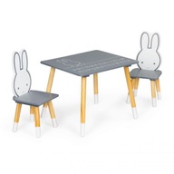 Stôl a 2 stoličky detský nábytok - ECOTOYS