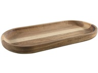 Akáciový podnos, oválny servírovací tanier WOOD Akáciový podnos, oválny servírovací tanier WOOD