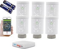 TUYA ZigBee 6 x HLAVOVÝ TERMOSTAT + RIADIACA JEDNOTKA WIFI