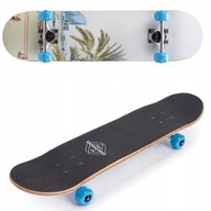 METEOR Classic Skateboard WHITE SKATEBOARD