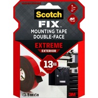 Silná montážna páska 3M Scotch Extreme, obojstranná, 19 mm x 5 m