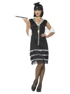 Flapper Outfit 20. rokov Gangsterský retro kostým L