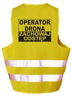 Výstražná reflexná vesta - OPERÁTOR DRONU Výstražná reflexná vesta - OPERÁTOR DRONU
