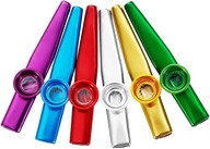 HUDOBNÉ NÁSTROJE Metal Kazoos 6 ks