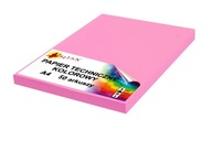 Technický papier A4 140g ružový cukrík 50 listov