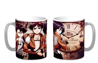 ÚTOK NA TITÁNOVÝ HRNČEK Shingeki no Kyojin Eren Mikasa ÚTOK NA TITÁNOVÝ HRNČEK Shingeki no Kyojin Eren Mikasa