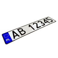 Hliníková tabuľa, poľské písmo - váš nápis. Hliníková tabuľa, poľské písmo - váš nápis.