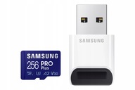 Micro SD pamäťová karta 256 GB Samsung PRO + čítačka