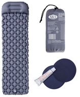 ŠEDÁ TURISTICKÁ PODLOŽKA S PUMPOU 190x55cm NILS CAMP ŠEDÁ TURISTICKÁ PODLOŽKA S PUMPOU 190x55cm NILS CAMP