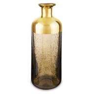 Béžovo zlatá váza so vzduchovými bublinkami, 30,5 cm