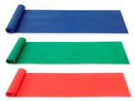 3 posilňovacie gumy na strečingové cvičenia, 2 m 3 posilňovacie gumy na strečingové cvičenia, 2 m