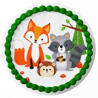 Tortová oblátka FOX lesné zvieratká zadarmo líška