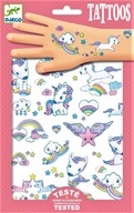 Trblietavé tetovanie Shiny Unicorns DJECO Trblietavé tetovanie Shiny Unicorns DJECO