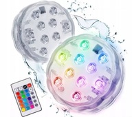 VODEODOLNÉ 10 LED RGB LAMPA DIAĽKOVÝ STOJAN PRE BAZÉNOVÉ AKVÁRIUM VODEODOLNÉ 10 LED RGB LAMPA DIAĽKOVÝ STOJAN PRE BAZÉNOVÉ AKVÁRIUM