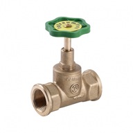 Mosadzný priamy ventil SCHLOSSER 3/4" DN20 Mosadzný priamy ventil SCHLOSSER 3/4" DN20