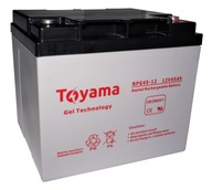 Toyama NPG 45 12V gélová batéria skutočný GEL